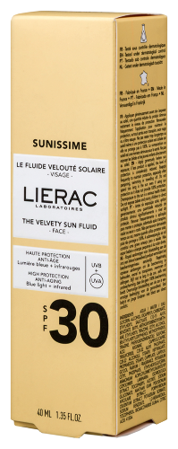 Lierac sunissime эмульсия для лица бархатистая солнцезащитная spf30 40 мл