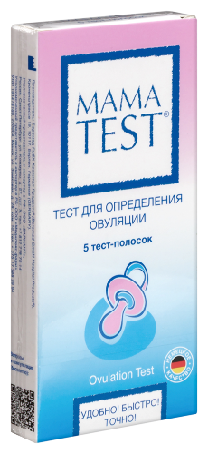 Тест для определения овуляции mamatest 5 шт.