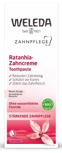 Weleda растительная зубная паста ратания 75 мл