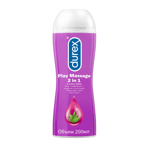 Гель-смазка интимная Durex Play Massage 2 в 1 Aloe 200 мл