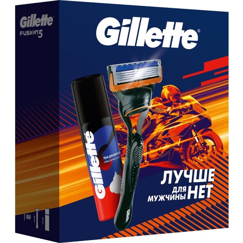 Купить Gillette набор/fusion бритва со сменной кассетой 1 шт. +gillette пена для бритья классическая 50 мл/ цена