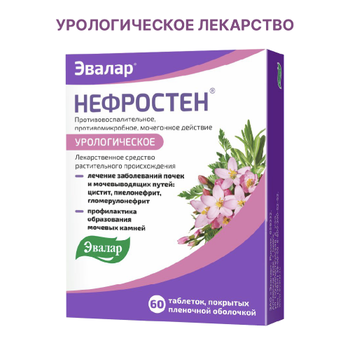 Нефростен 60 шт. таблетки, покрытые пленочной оболочкой