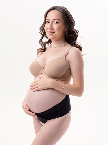 Купить Бандаж для беременных дородовой и послеродовой универсальный Идеал 4/L (48-50 росс.размер) черный Mama Com.fort цена