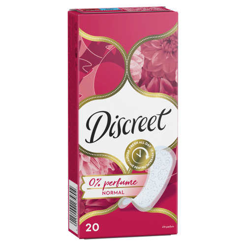 DISCREET NORMAL ЕЖЕДНЕВНЫЕ ГИГИЕНИЧЕСКИЕ ПРОКЛАДКИ