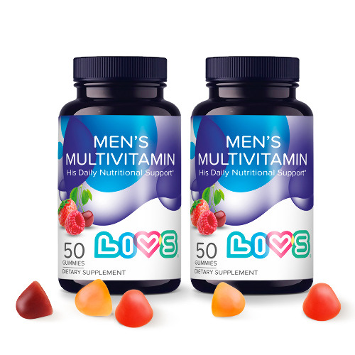 Набор LIVS комплекс мультивитамин для мужчин в мармеладной форме из 2 уп