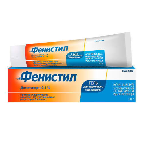Фенистил 0,1% гель для наружного применения 30 гр