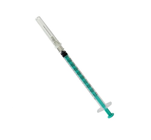 Шприц туберкулиновый 1 мл трехдетальный c иглой 0,4х12 мм 100 шт./пакет/премьер-мед/
