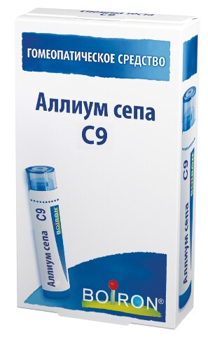 Купить Аллиум сепа с9 гомеопатический монокомпонентный препарат растительного происхождения 4 гр гранулы гомеопатические цена