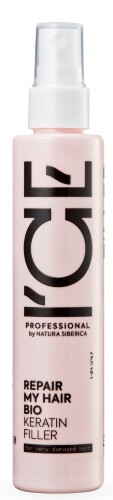 Natura siberica ice professional спрей-концентрат для сильно поврежденных волос кератиновый 100 мл