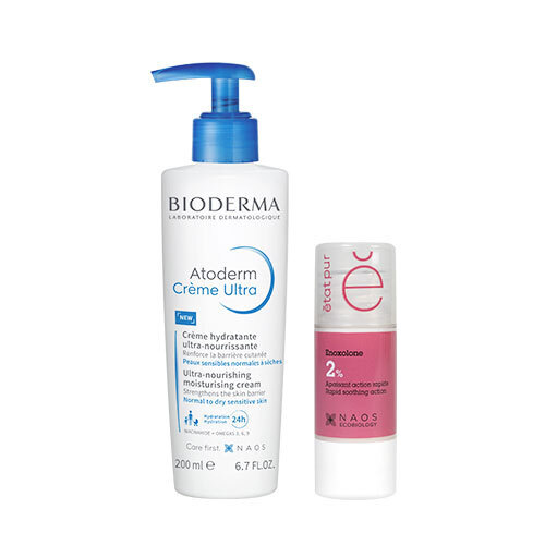 Набор Bioderma Atoderm Крем Ультра 200 мл + Etat Pur Сыворотка с эноксолоном 15 мл