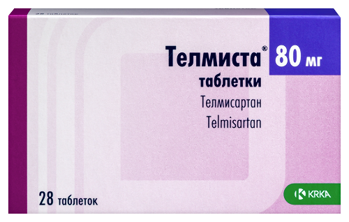 Телмиста 80 мг 28 шт. таблетки