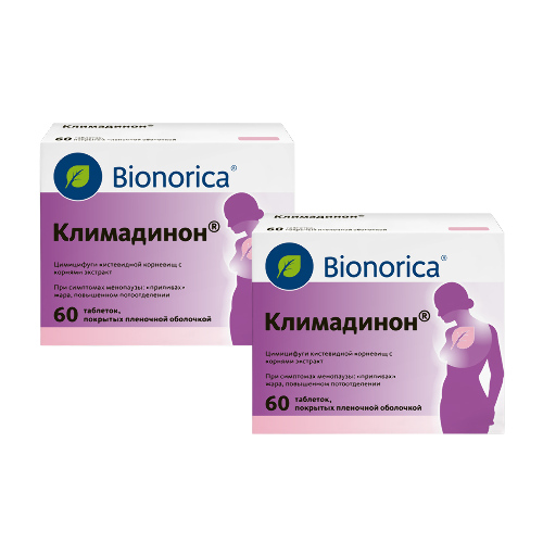Набор КЛИМАДИНОН N60 ТАБЛ П/О закажи 2уп по специальной цене