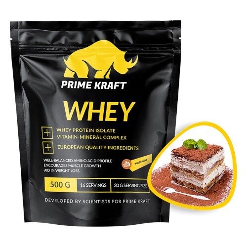 Prime kraft whey протеин со вкусом тирамису 500 гр