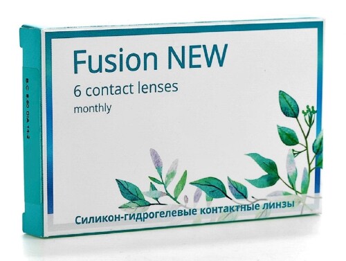 Купить OKVision Fusion New контактные линзы плановой замены 8,6/14,2/-6,00/ 6 шт. цена