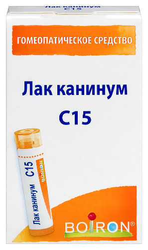 ЛАК КАНИНУМ С15 ГОМЕОПАТ МОНОКОМП ПРЕПАРАТ ЖИВОТН ПРОИСХОЖД