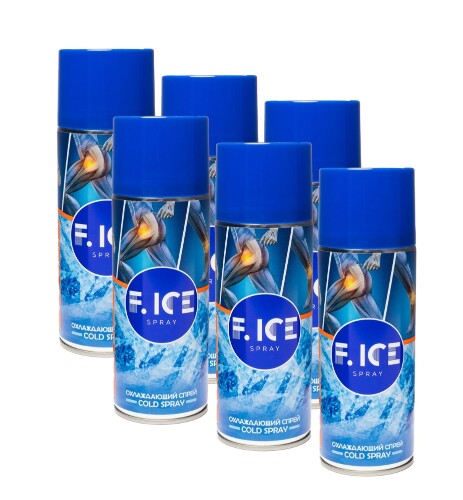 Купить F.ice охлаждающий спрей (аэрозоль) спортивная заморозка 400 мл цена