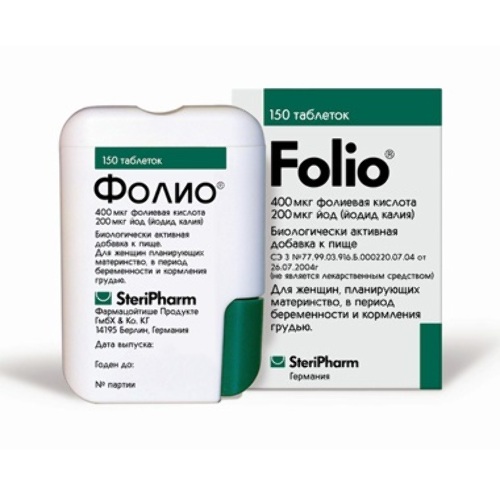 Фолио 150 шт. таблетки массой 95 мг