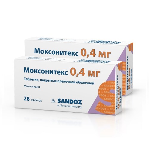 Набор из 2 уп. Моксонитекс 0,4 мг 28 шт по спец.цене!