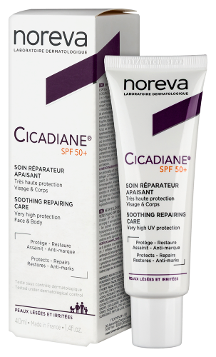 Noreva цикадиан крем восстанавливающий смягчающий spf50+ 40 мл