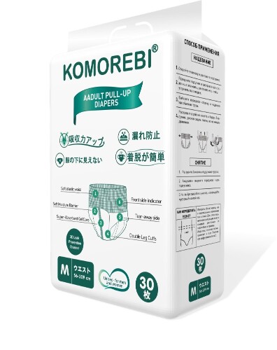 Купить Komorebi подгузники-трусы для взрослых m 30 шт. цена