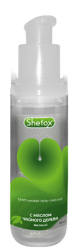 Shefox гель-смазка интимная с маслом чайного дерева 50 мл/флакон с дозатором