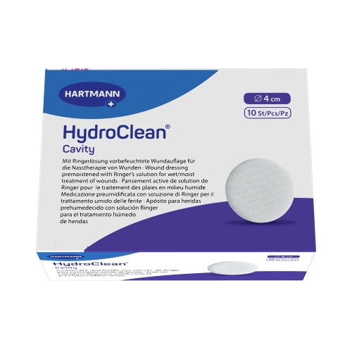 Повязка гидроактивная для заживления ран во влажной среде hydroclean cavity стерильная диаметр 4 см 10 шт.