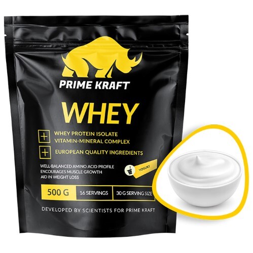 Prime kraft whey протеин со вкусом йогурт 500 гр