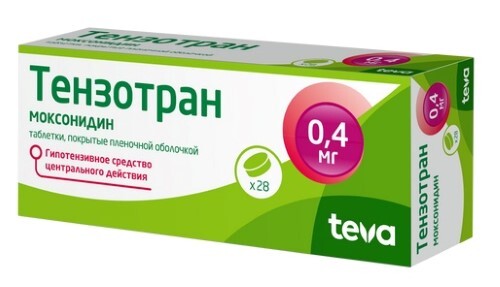 Тензотран 0,4 мг 28 шт. таблетки, покрытые пленочной оболочкой