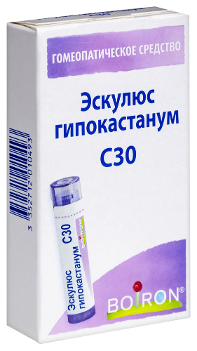 ЭСКУЛЮС ГИПОКАСТАНУМ С30 ГОМЕОПАТ МОНОКОМП ПРЕПАРАТ РАСТИТ ПРОИСХОЖД