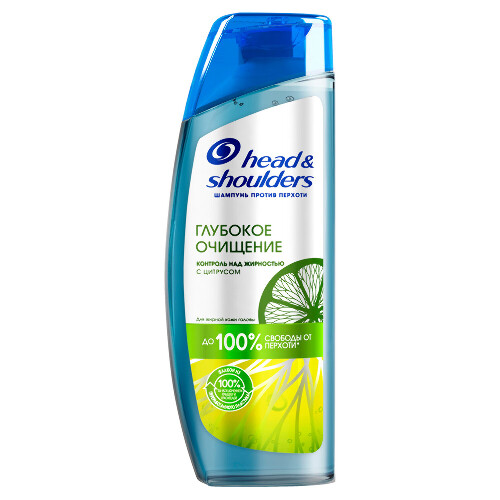 Head & shoulders шампунь против перхоти глубокое очищение контроль над жирностью 300 мл