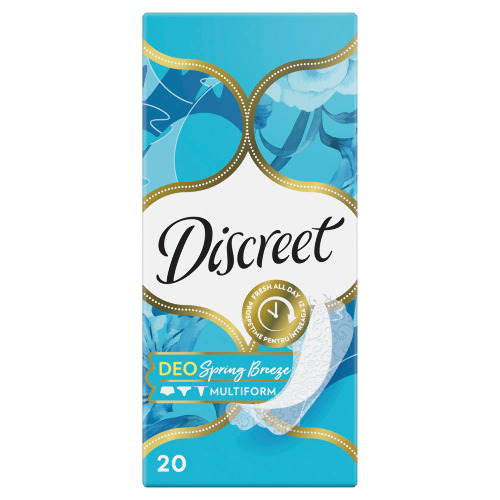 DISCREET DEO MULTIFORM ВЕСЕННИЙ БРИЗ ЕЖЕДНЕВНЫЕ ГИГИЕНИЧЕСКИЕ ПРОКЛАДКИ