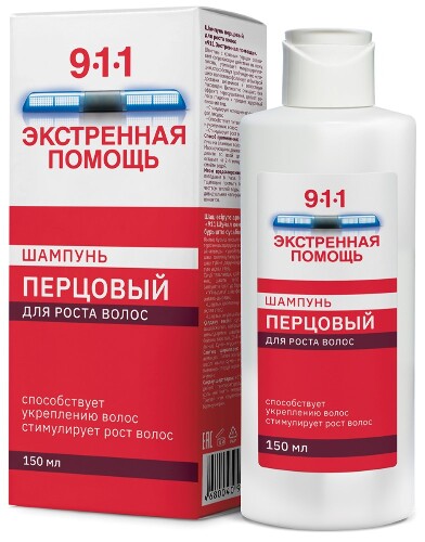 Шампунь перцовый для роста волос 150 мл