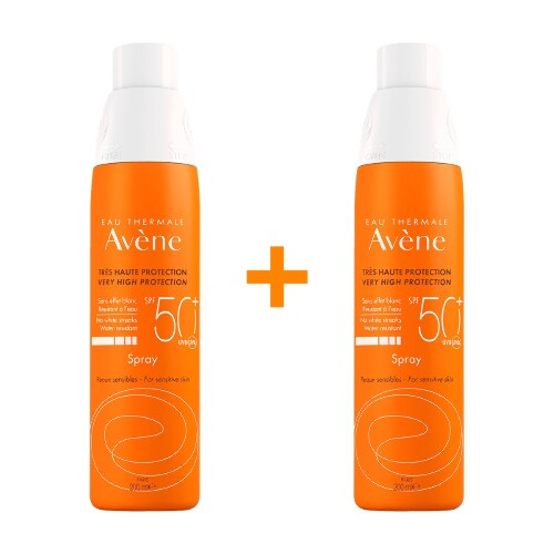 Набор из 2-х уп AVENE СПРЕЙ СОЛНЦЕЗАЩИТНЫЙ SPF50+ 200МЛ