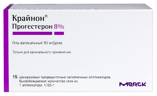 Крайнон 90 мг/доза 15 шт. пакет гель вагинальный