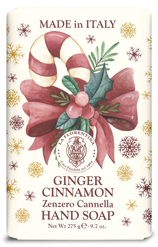 La florentina мыло туалетное твердое корица и имбирь 275 гр