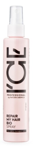 Natura siberica ice professional спрей-кондиционер для сильно поврежденных волос 100 мл