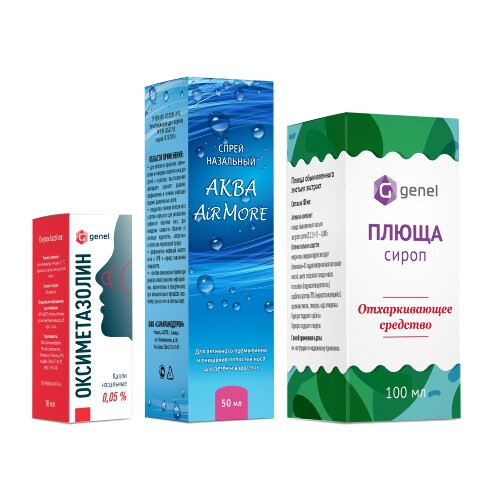 Набор Сироп Плюща в комплексной терапии воспалительных заболеваний дыхательных путей