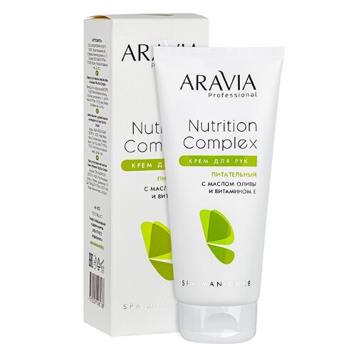 Купить Aravia professional крем для рук питательный с маслом оливы и витамином е nutrition complex 150 мл цена