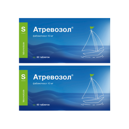 Купить Атревозол 10 мг 60 шт таблетки /блистер цена
