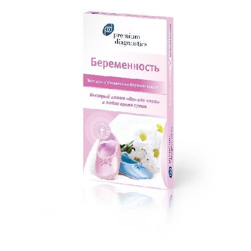 Купить Тест для определения беременности premium diagnostics 1 шт./полоска цена