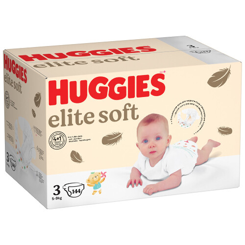 Купить HUGGIES ELITE SOFT ПОДГУЗНИКИ ДЕТСКИЕ РАЗМЕР 3 5-9КГ N144 цена