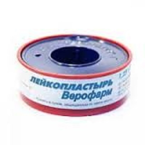Купить ЛЕЙКОПЛАСТЫРЬ ВЕРОФАРМ 1,25Х500 СМ В ПЛАСТИКОВОЙ УПАКОВКЕ цена