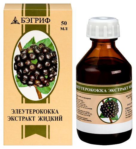 ЭЛЕУТЕРОКОККА ЭКСТРАКТ ЖИДКИЙ