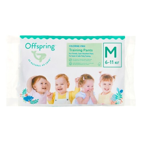 Купить Offspring подгузники-трусики детские m/6-11 кг 3 шт./ 3 расцветки цена