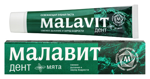 Купить Малавит-дент зубная паста мята 75 гр цена