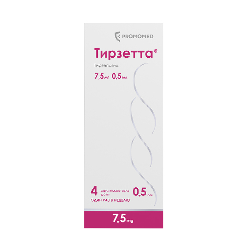 Купить Тирзетта 7,5 мг 4 шт. шприц в автоинжекторе раствор для подкожного введения цена