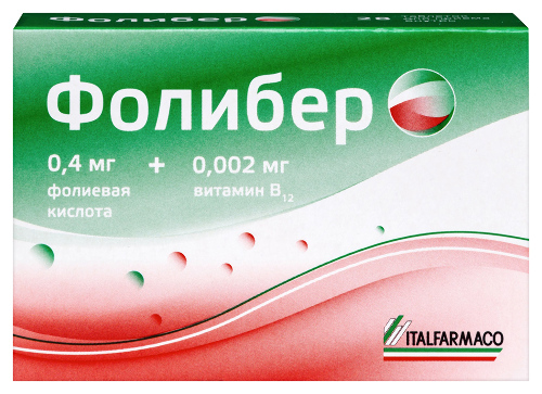 Купить Фолибер 28 шт. таблетки цена