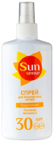 Купить Sun sense спрей для безопасного загара spf30 водостойкий 150 мл цена