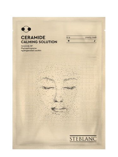 Тканевая крем маска для лица успокаивающая с церамидами 1 шт.