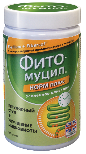 Купить Фитомуцил норм плюс 250 гр порошок/банка цена